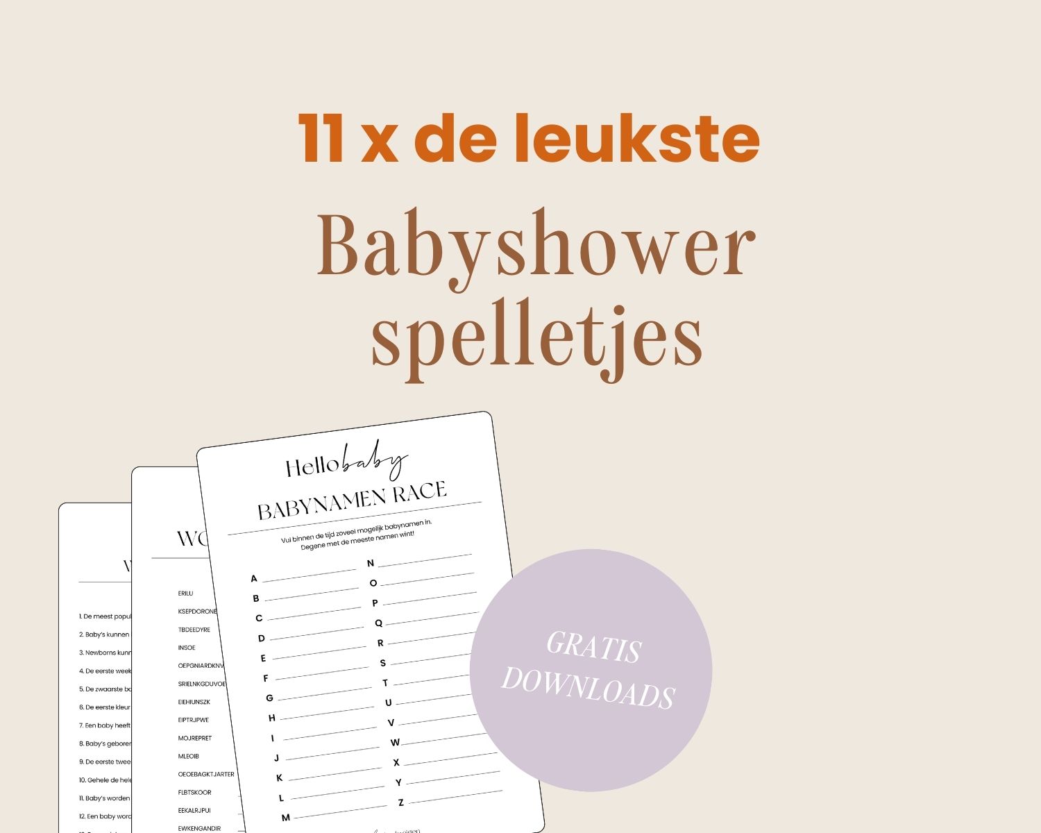 Babyshower: 11 leuke spelletjes om te doen